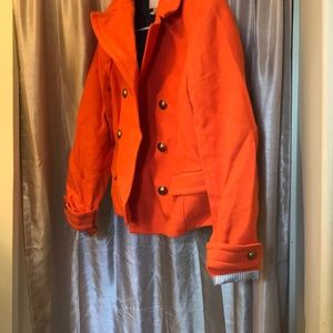 Orange blazer